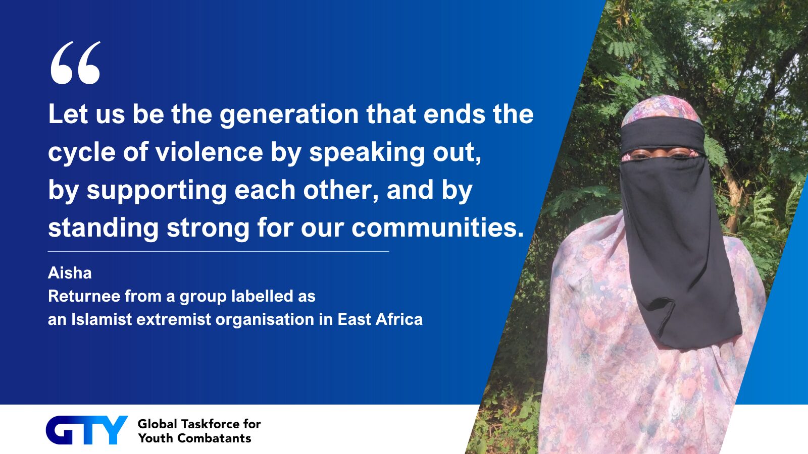 A New Member from East Africa Joined the Global Taskforce for Youth Combatants