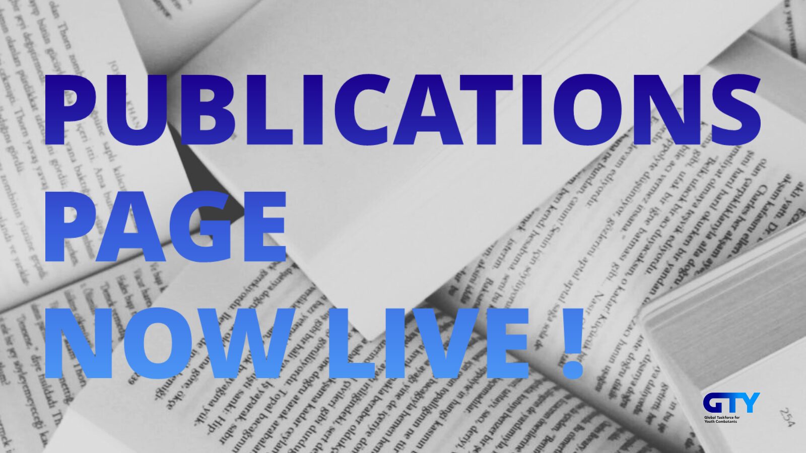 GTY Publications Page “Transformative Narratives” Now Live